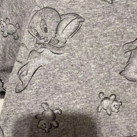 1999 Looney Tunes Tweety Sleeping Bow Tie Pajama Set XS - Picture 4 of 7